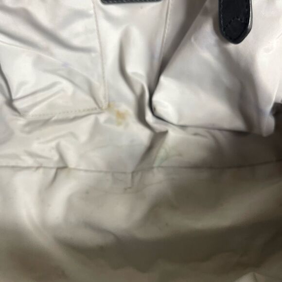 Cole Haan Black Pebbled Leather Hobo medium shoulder bag silver tone accents - Picture 16 of 16